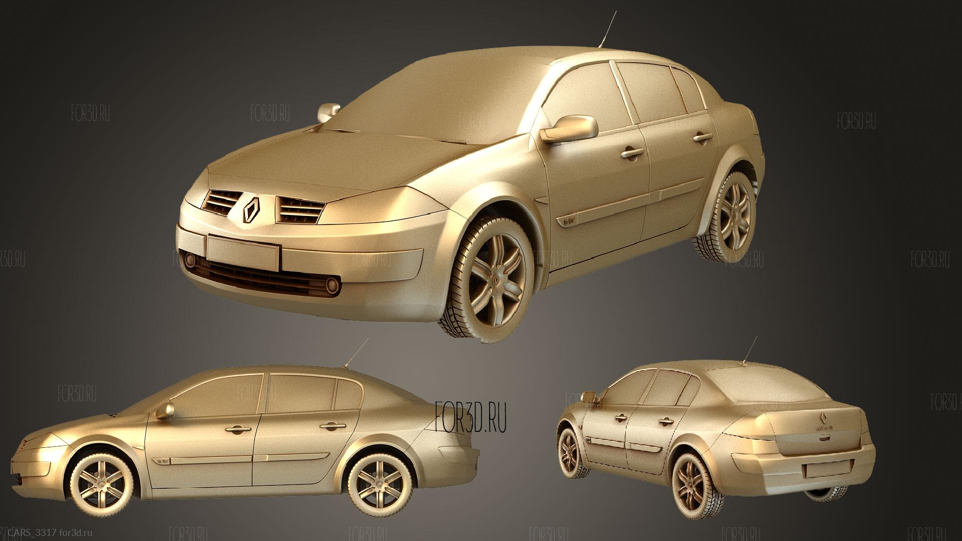 STL-Datei Renault Megane 2 🎲 kostenlos・3D-druckbares Modell zum  herunterladen・Cults